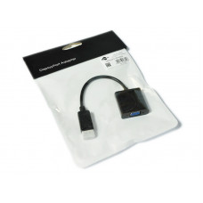 Адаптер DisplayPort (M) - VGA (F), Atcom, Black, 10 см (16851)