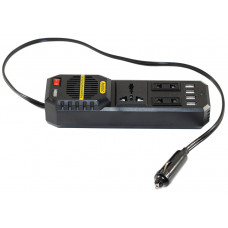 Автомобильный инвертор, 200W, USB, 12V -> 220V, 4 USB выход, Blister