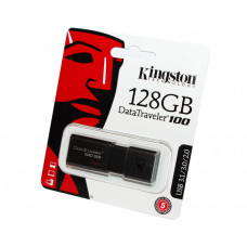 USB 3.0 Flash Drive 128Gb Kingston DT100 G3, Black (DT100G3/128GB)