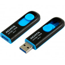 USB 3.0 Flash Drive 16Gb A-DATA UV128 Black-Blue / AUV128-16G-RBE