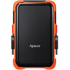 Внешний жесткий диск 1Tb Apacer AC630, Black/Orange, 2.5", USB 3.1, водонепроницаемый/ударопрочный (AP1TBAC630T-1)