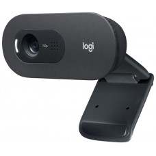 Web камера Logitech C505 HD, Black, 1280x720/30 fps, микрофон с функцией подавления шума, фиксированный фокус, автоматическая коррекция освещенности, универсальное крепление, USB, 2 м (960-001364)